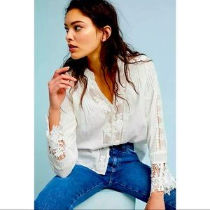 Anthropologie Eri & Ali Elmira blouse small